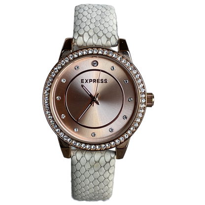 Reloj EXPRESS Mujer Rose Gold Cristales Año 2013 Escaso