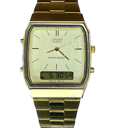 Reloj Citizen Ana-Digi Hombre Julio de 1981 Quartz Japón LEER