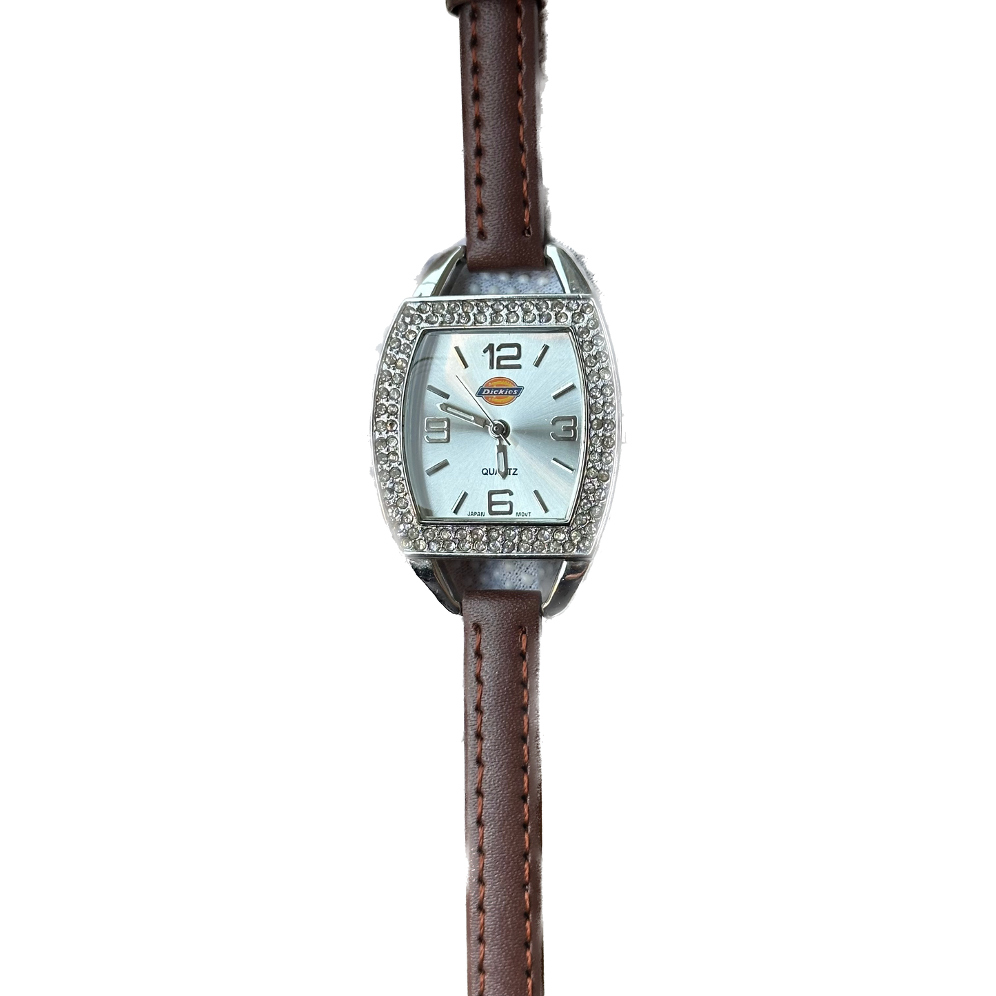 Reloj Dickies Mujer Cuarzo Años 2000s Bisel Cristales Tonneau