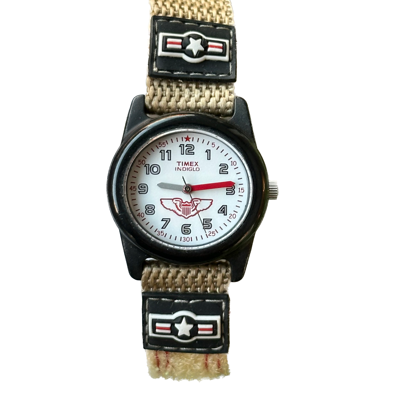 Reloj TIMEX Niño Indiglo Aviador 30mm Años 2000s
