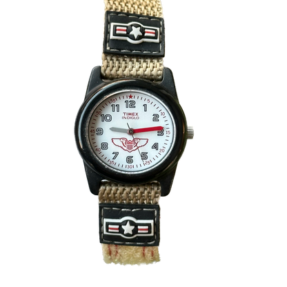 Reloj TIMEX Niño Indiglo Aviador 30mm Años 2000s