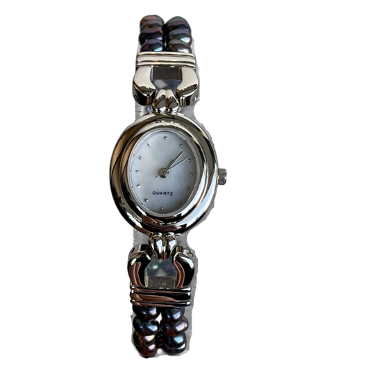 Reloj Mujer Piedras Naturales Diseño Joya máquina japonesa NEW OLD STOCK