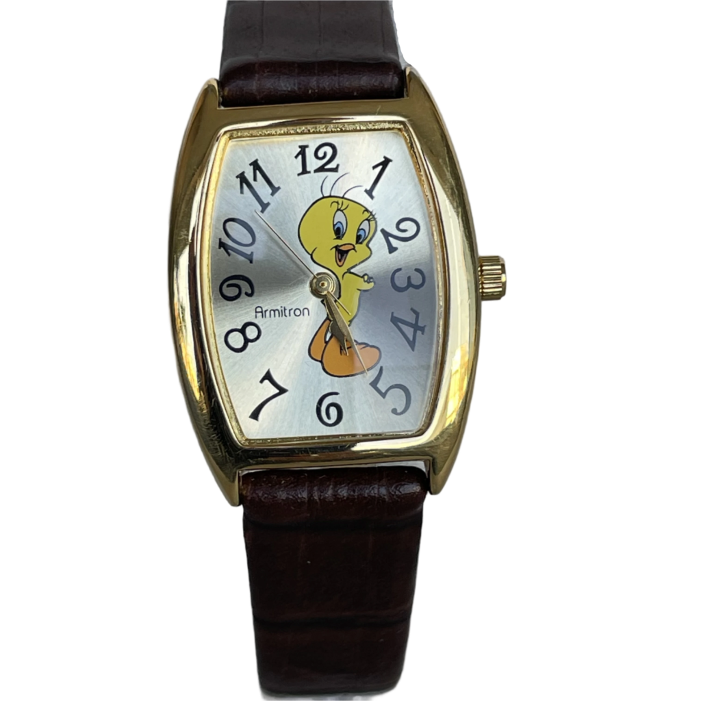 Reloj Armitron Tweety 2003 Tonneau Dorado Oficial Warner
