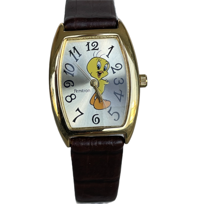 Reloj Armitron Tweety 2003 Tonneau Dorado Oficial Warner