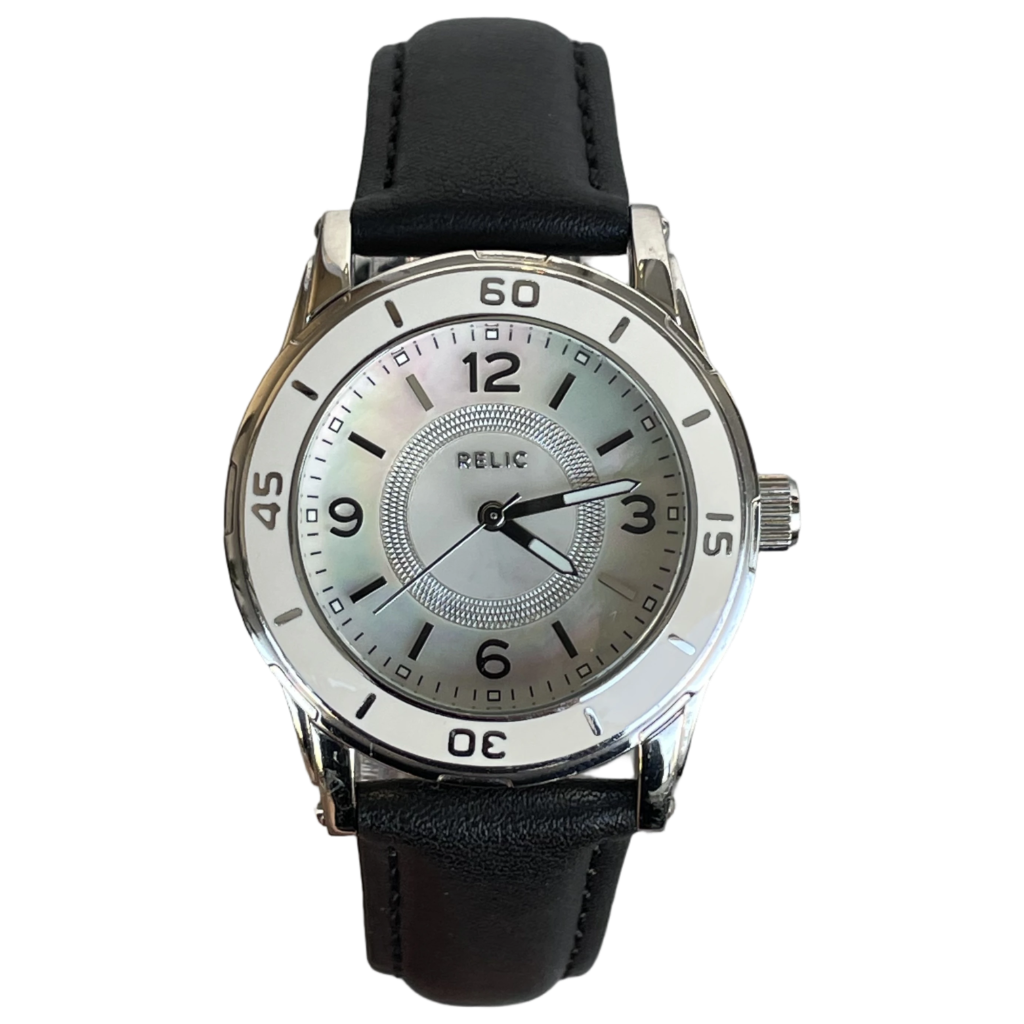 Reloj Relic by FOSSIL Mujer Madreperla Años 2010 Bisel Blanco 