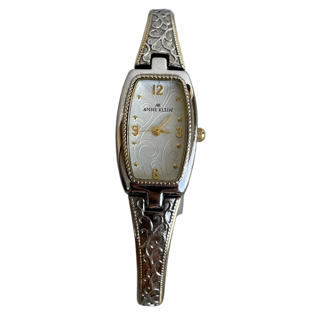 Reloj Anne Klein Mujer Bicolor 2000s Dial con Textura Compacto
