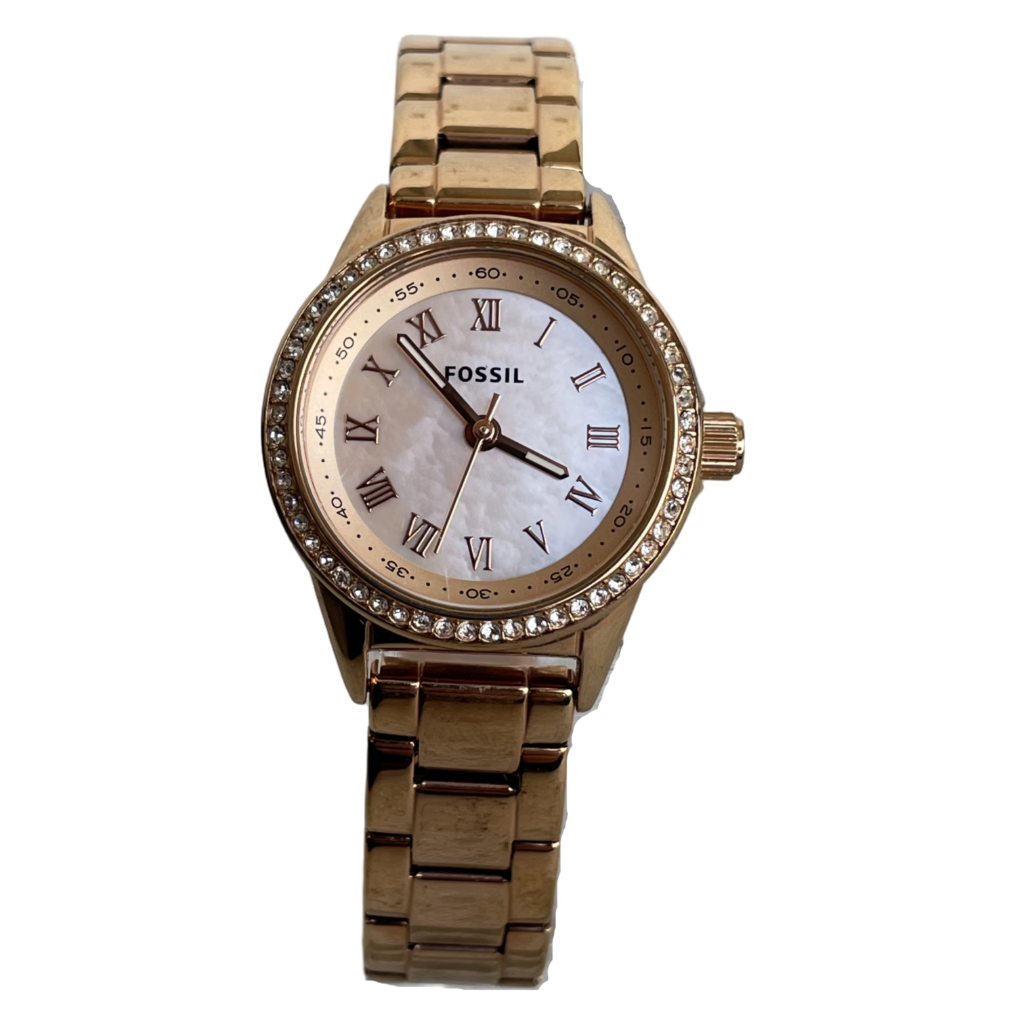Reloj Fossil Rose Gold Mujer Blythe 2019 Cristales Notable