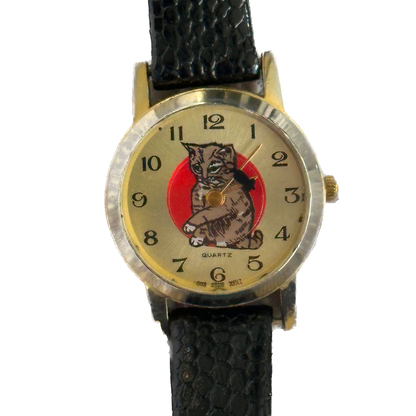 Reloj Vintage Mujer Gato-Ratón 1987 Pieza de colección 25mm Speidel