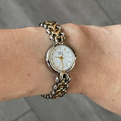 Reloj Joya Twotone Caravelle by Bulova Mujer 2000s