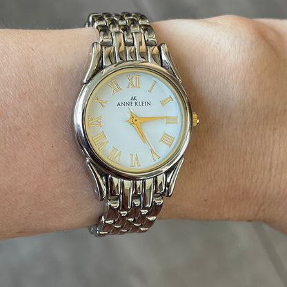 Reloj Joya Anne Klein Mujer Años 90´s Romano Clásico