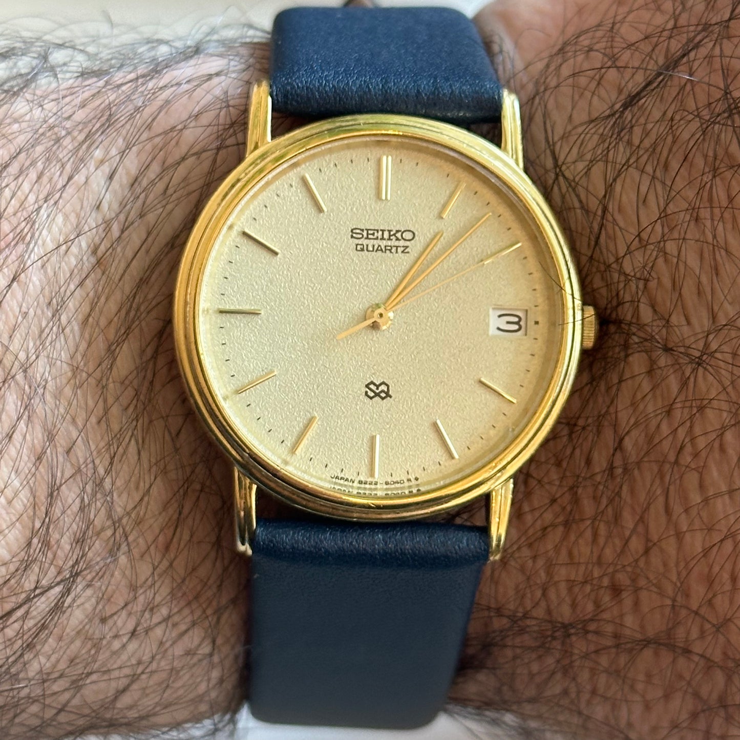 Reloj SEIKO Quartz Dorado Vintage 1991 – 33mm