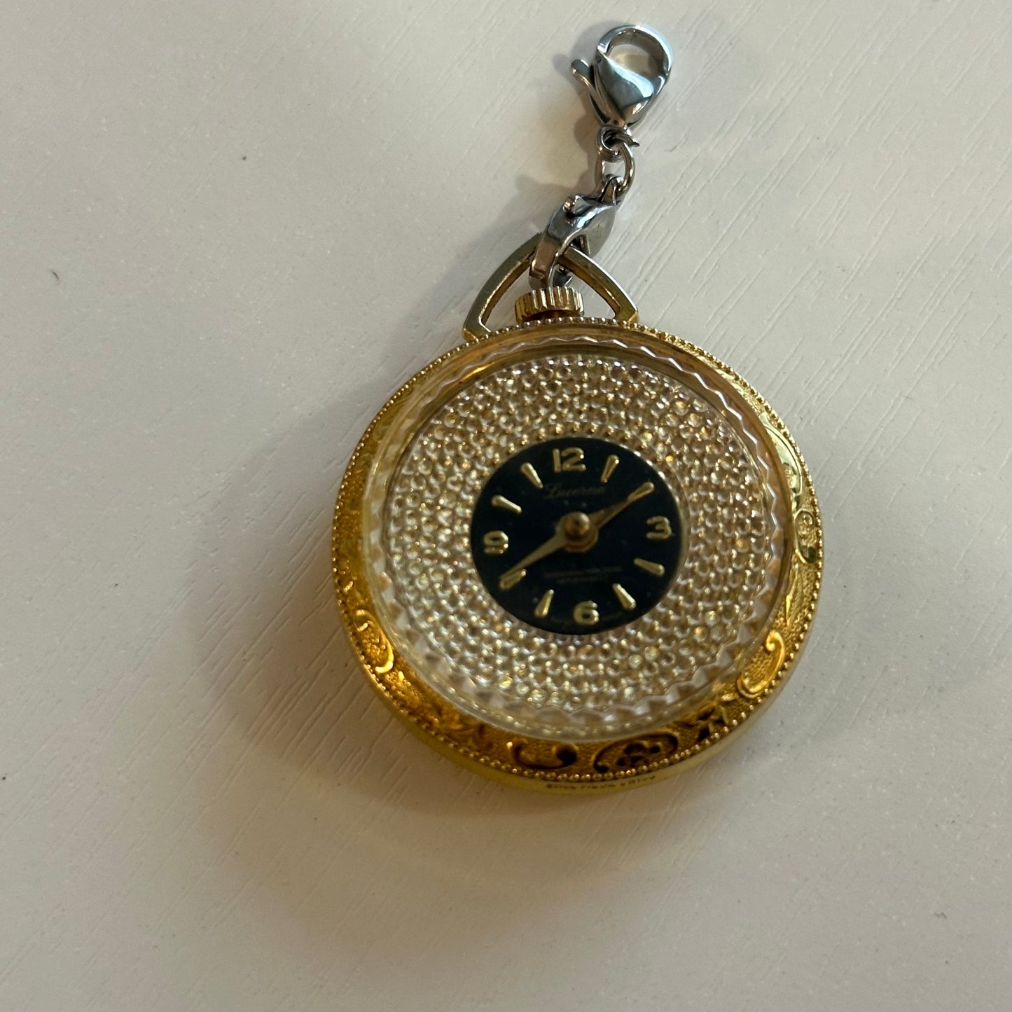 Reloj Lucerne SUIZO Colgante/Bolsillo Mujer A Cuerda Años 60