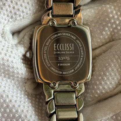 Reloj JOYA ECCLISSI TODO PLATA Mujer 2000s Plata 925 Madreperla