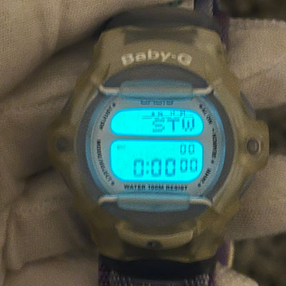 Reloj Baby-G Casio Digital BG-151 Translúcido 1999 Escaso