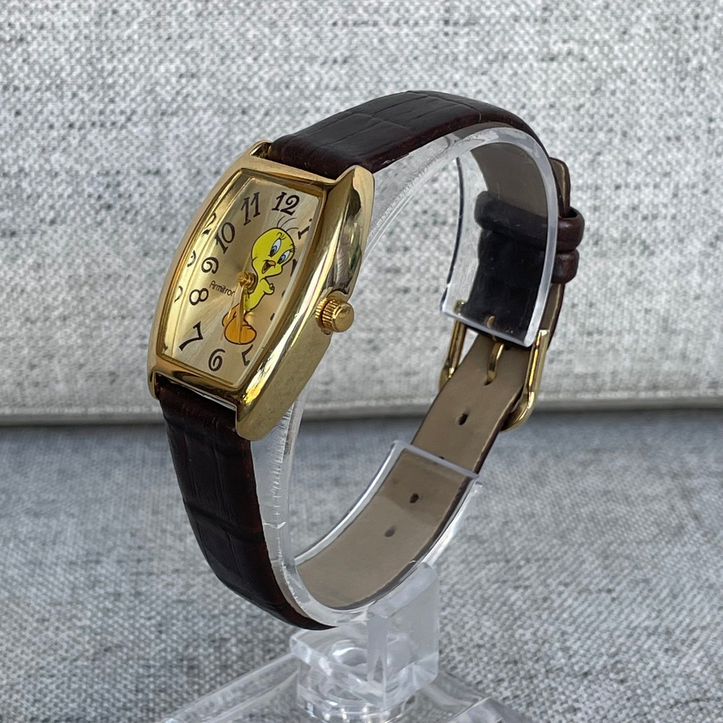 Reloj Armitron Tweety 2003 Tonneau Dorado Oficial Warner
