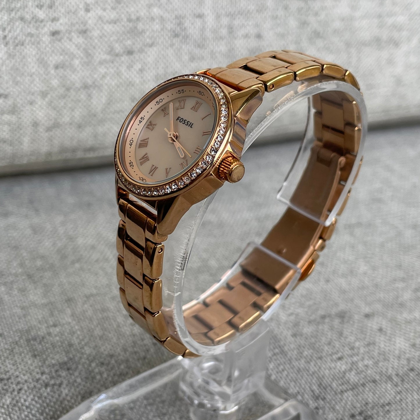 Reloj Fossil Rose Gold Mujer Blythe 2019 Cristales Notable