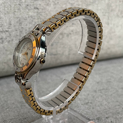 Reloj Wrangler Mujer Años 90s Bicolor Fecha A las 6
