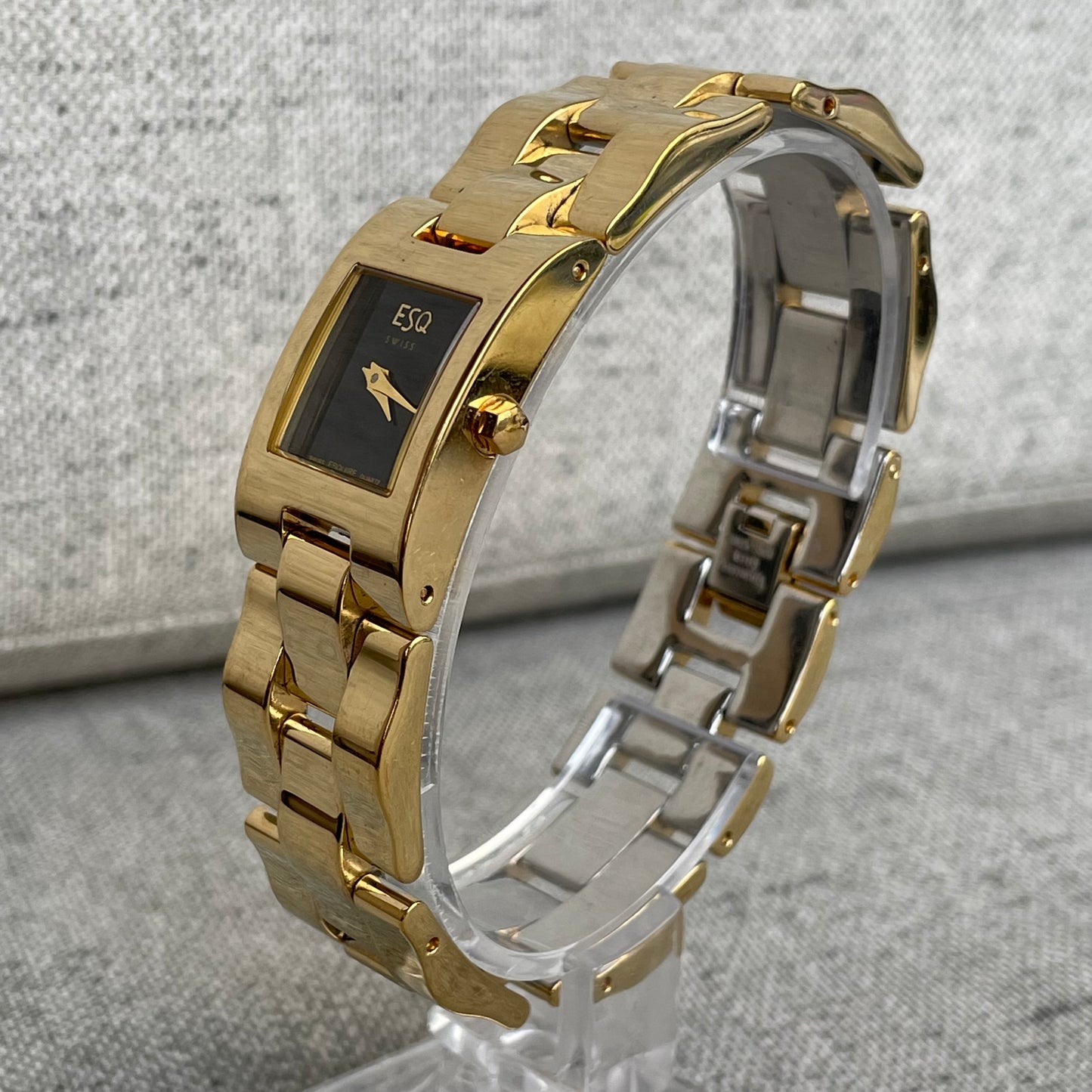 Reloj Joya ESQ by Movado Mujer Dorado Swiss Años 2000 Escaso