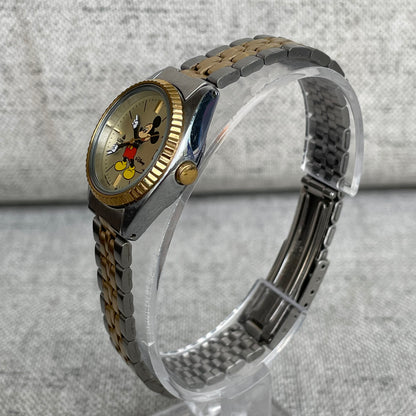 Reloj Lorus by SEIKO Mickey Mouse Mujer Vintage 90s Two Tone