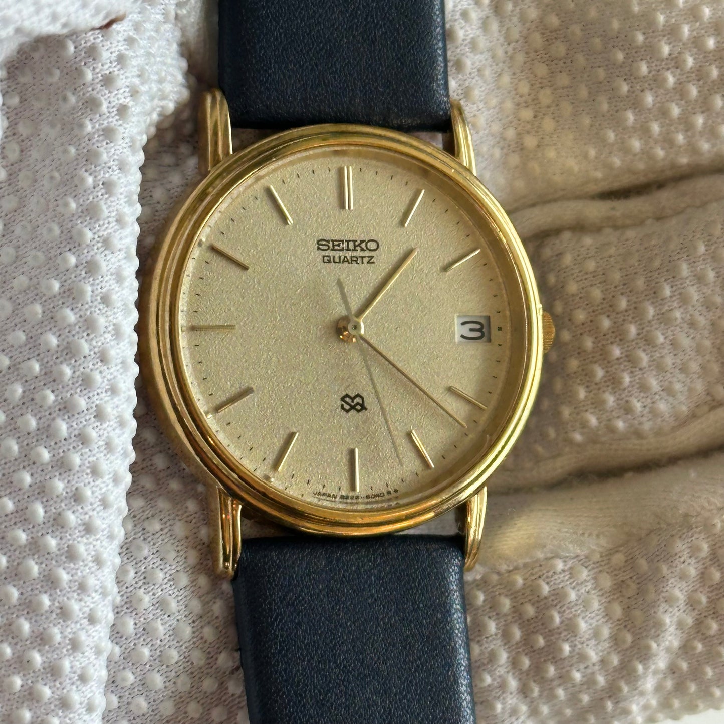 Reloj SEIKO Quartz Dorado Vintage 1991 – 33mm