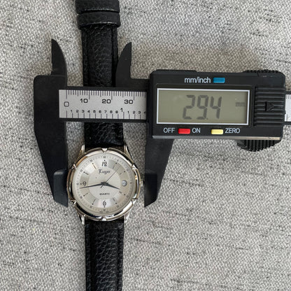 Reloj Luger Hombre Años 2000 Máquina Suiza Fecha Muy Escaso