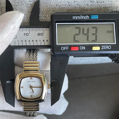 Reloj Joya Casual Corner Mujer Años 2000 Pulsera Cable