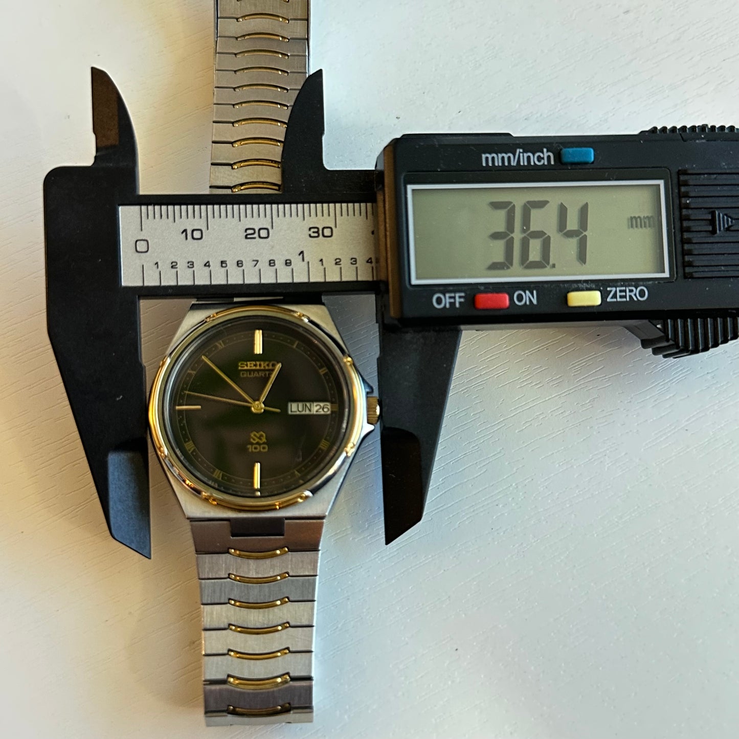 Reloj Joya SEIKO Oct1984 Hombre 6923 SQ Pulsera Integrada TwoTone