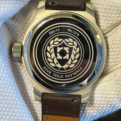 Reloj Kenneth Cole Hombre 2010s Naranja Oversize Acero RARO