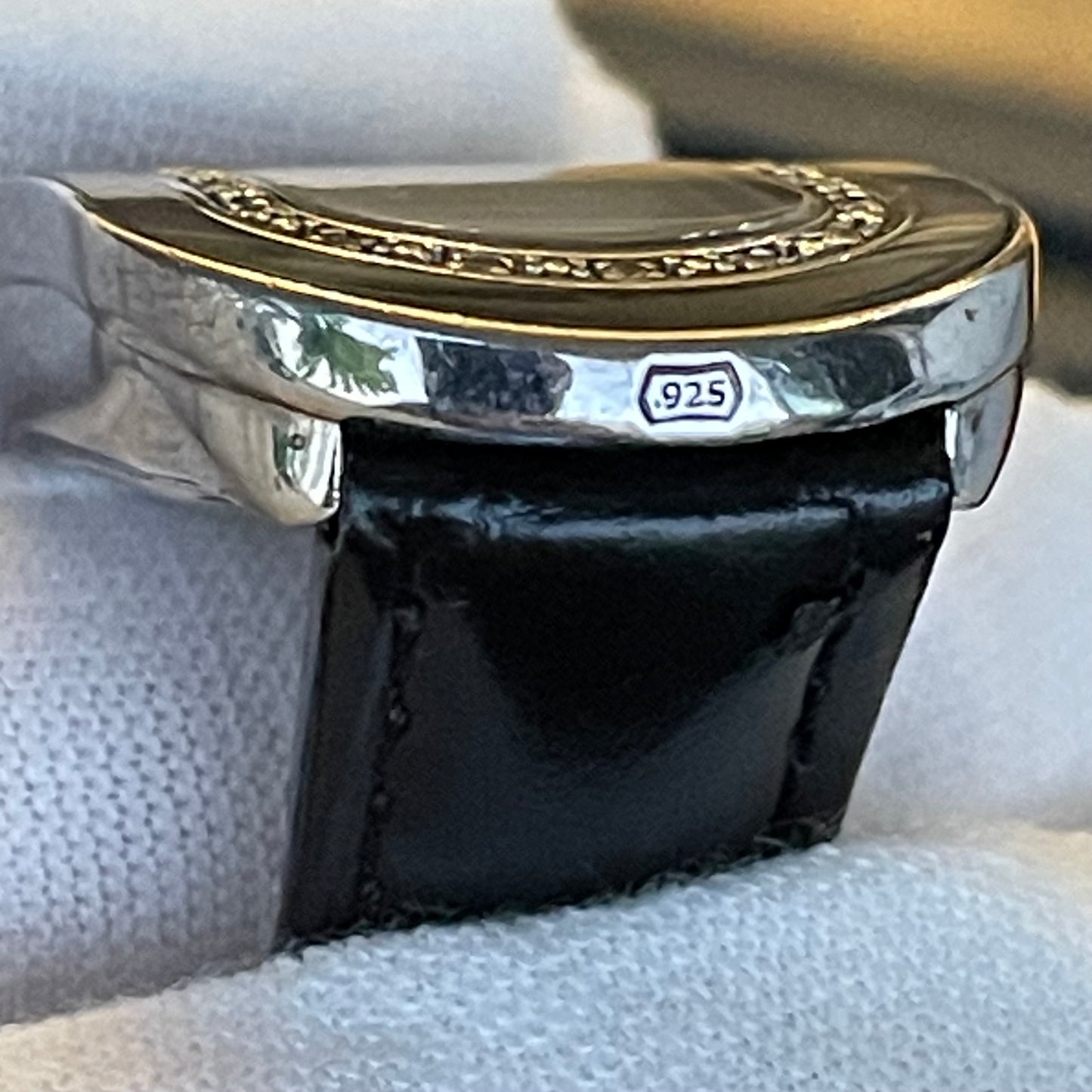 Reloj Ecclissi Mujer Plata 925 Oval Nácar Años 2000´s Art Déco