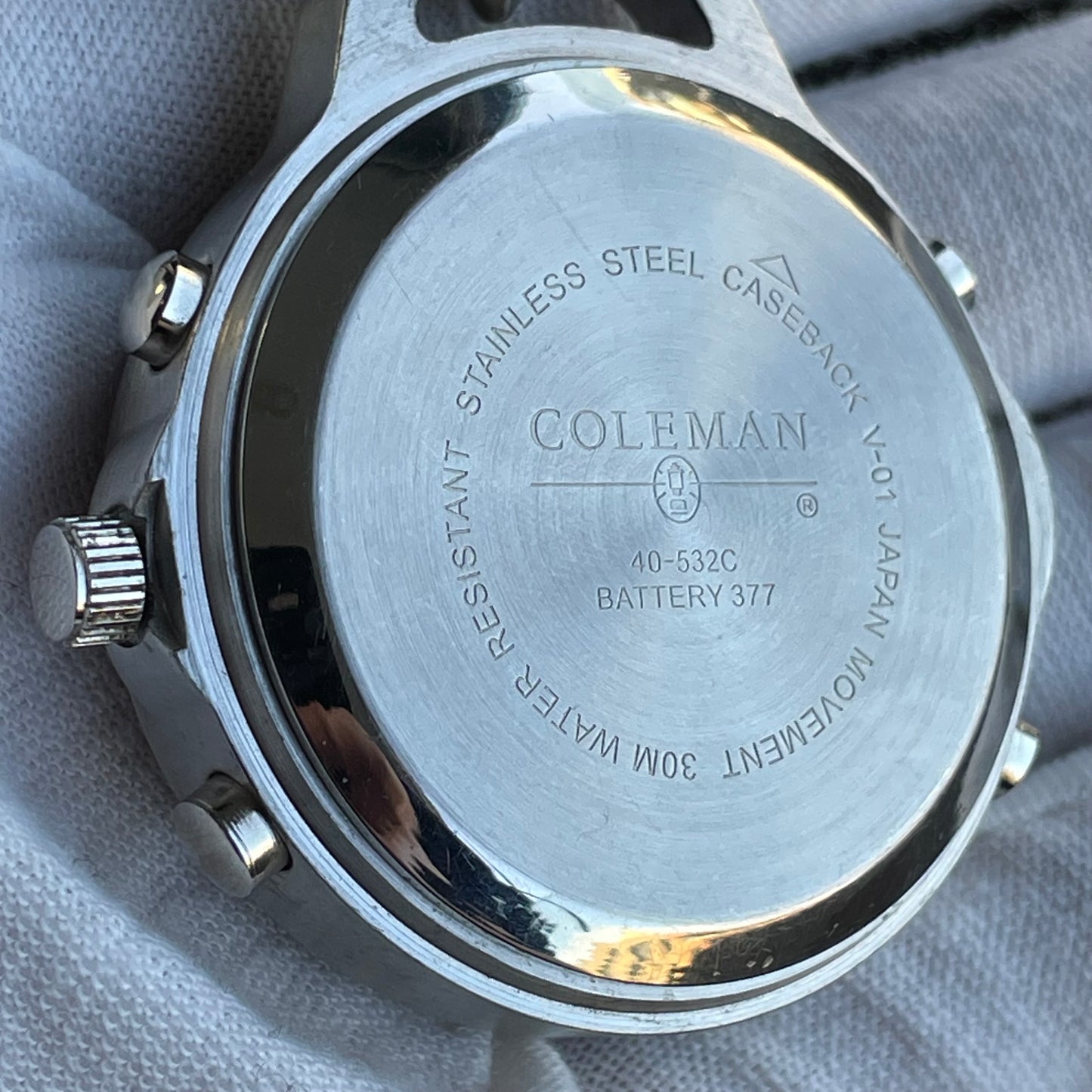 Reloj COLEMAN Ana-Digi Clip Outdoor 2000s Mosquetón Muy Escaso