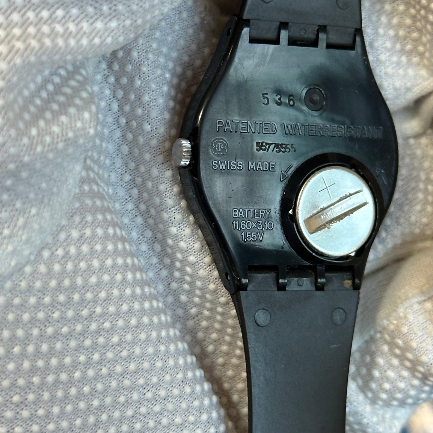 Reloj Swatch Gent 1994 Gessetto Negro pulsera original impecable