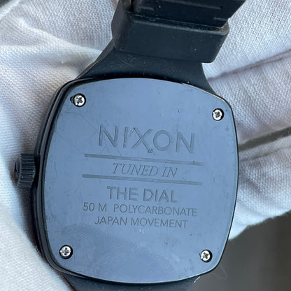 Reloj Nixon The Dial 42mm Negro 2011 Unisex Minimalista