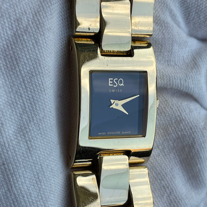 Reloj Joya ESQ by Movado Mujer Dorado Swiss Años 2000 Escaso