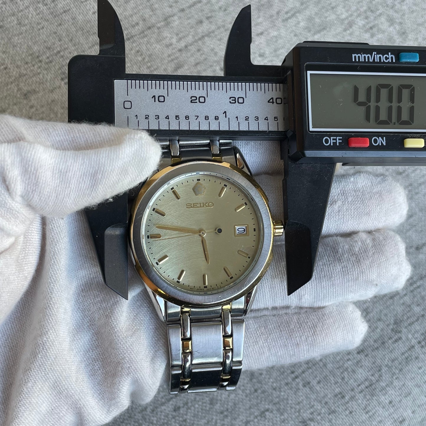 Reloj SEIKO Hombre 1998 TwoTone PULSERA ORIGINAL