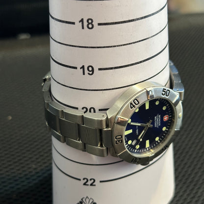 Reloj Wenger Swiss Hombre Electric Blue Años 2000s