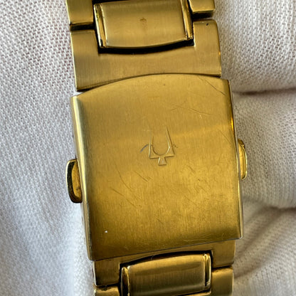 Reloj Bulova Hombre Dorado Day-Date 2008 Clásico Impecable único