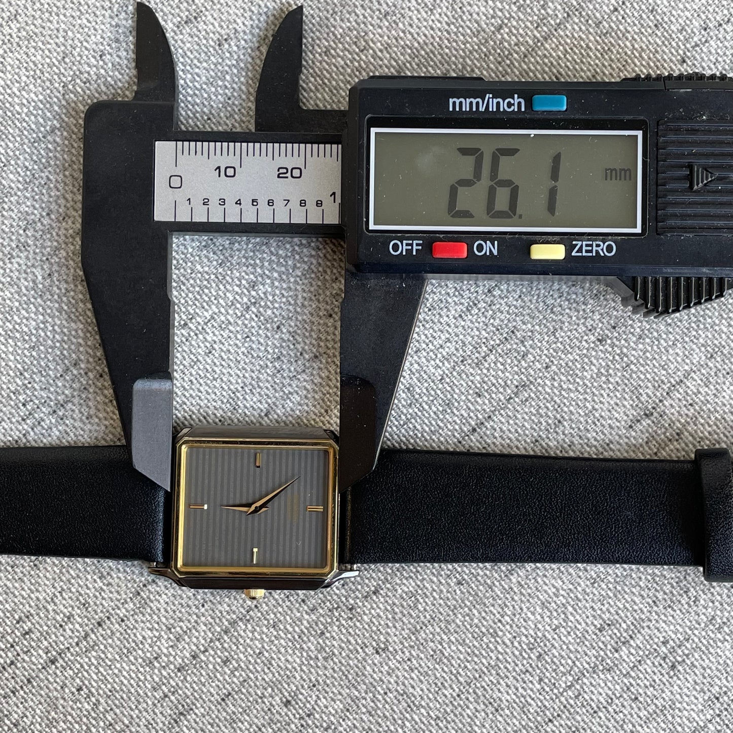Reloj Seiko Tank Hombre Enero 1981 Notable Estado