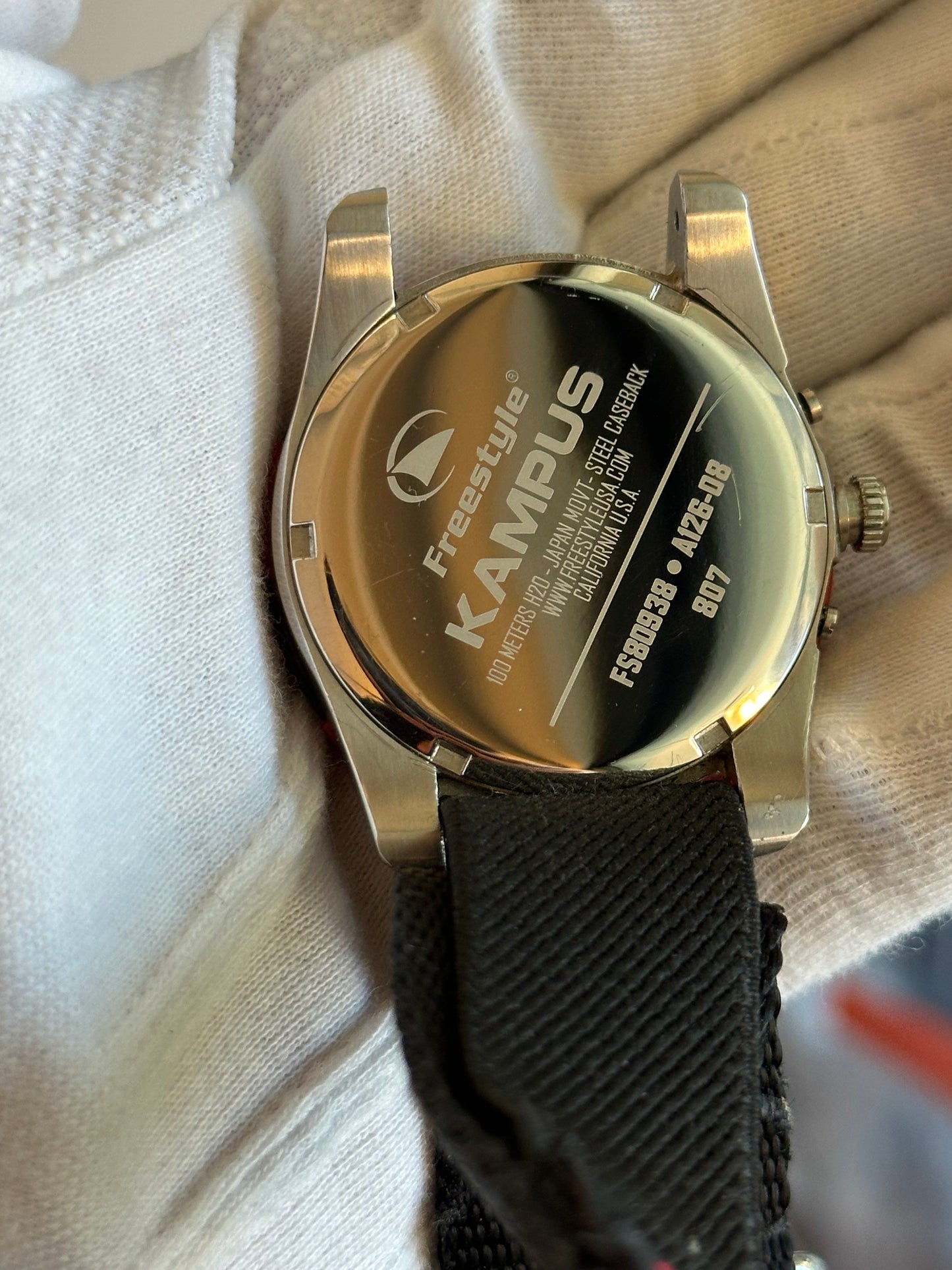 Reloj Freestyle Kampus Hombre 2000s Luz Azul ÚNICO