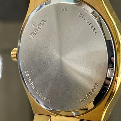 Reloj Bulova Hombre Dorado Day-Date 2008 Clásico Impecable único