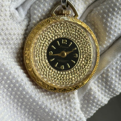 Reloj Lucerne SUIZO Colgante/Bolsillo Mujer A Cuerda Años 60