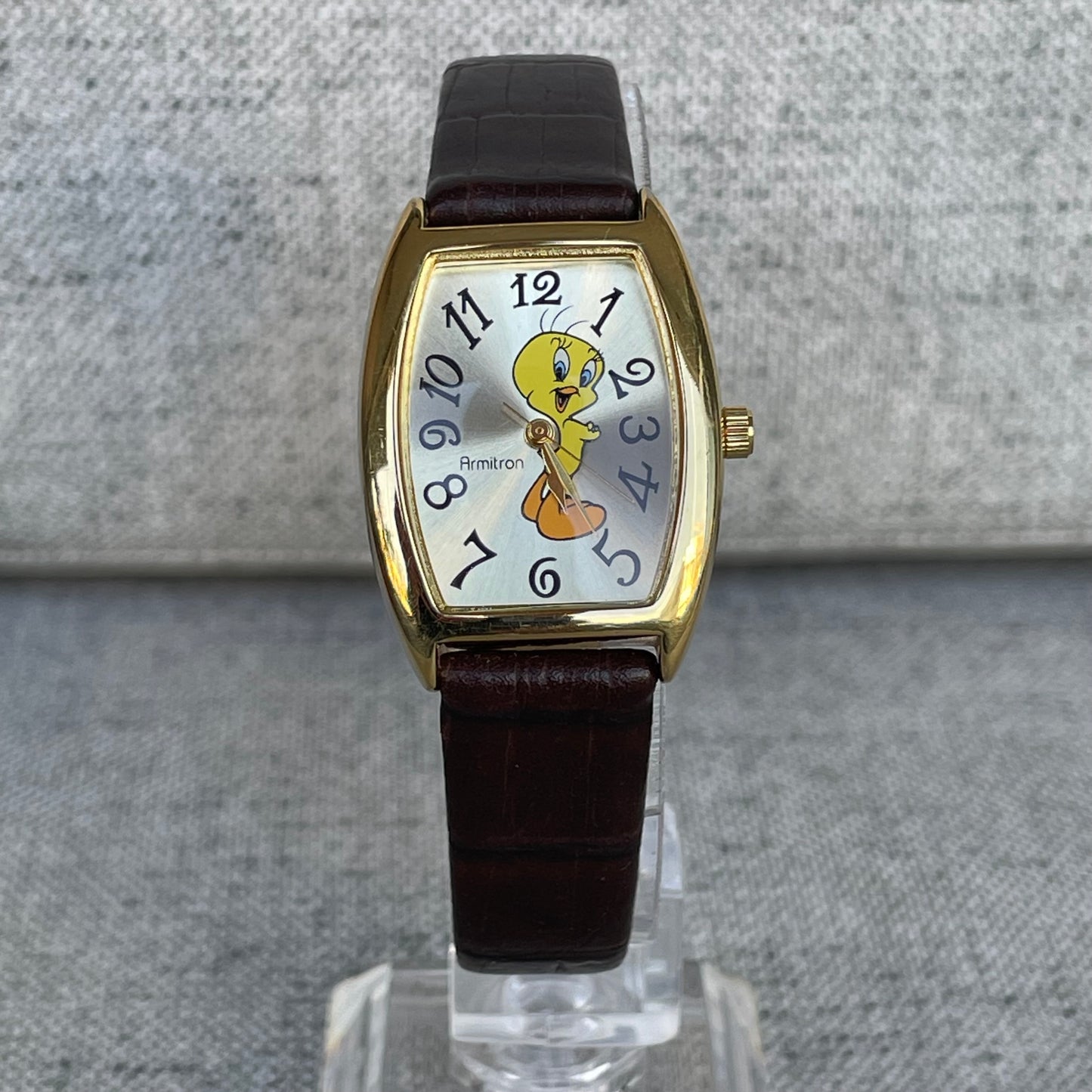 Reloj Armitron Tweety 2003 Tonneau Dorado Oficial Warner