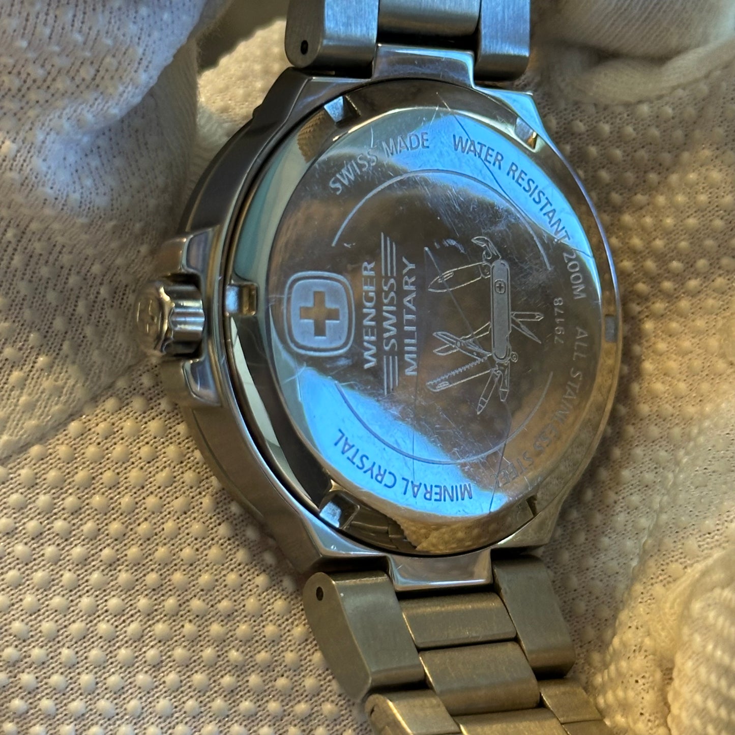 Reloj Wenger Swiss Hombre Electric Blue Años 2000s