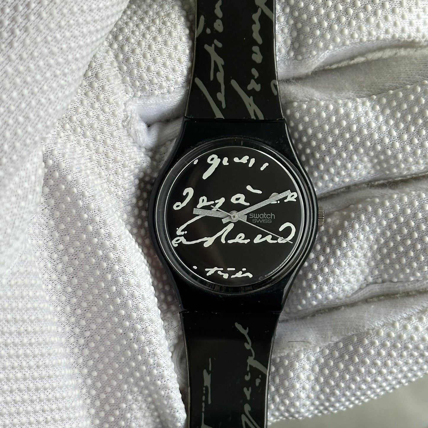 Reloj Swatch Gent 1994 Gessetto Negro pulsera original impecable