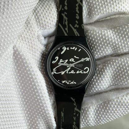 Reloj Swatch Gent 1994 Gessetto Negro pulsera original impecable