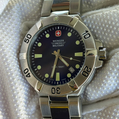 Reloj Wenger Swiss Hombre Electric Blue Años 2000s