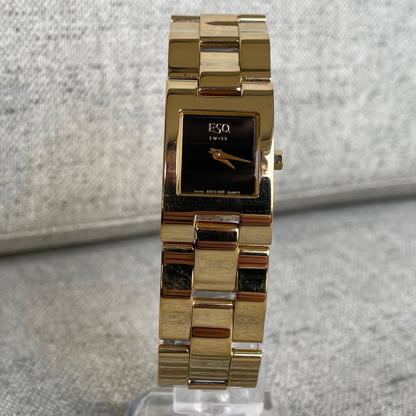 Reloj Joya ESQ by Movado Mujer Dorado Swiss Años 2000 Escaso