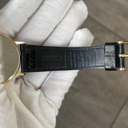 Reloj Seiko Hombre Agosto 1992 Romano Minimalista ESCASO