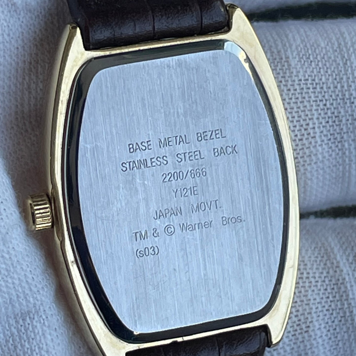 Reloj Armitron Tweety 2003 Tonneau Dorado Oficial Warner