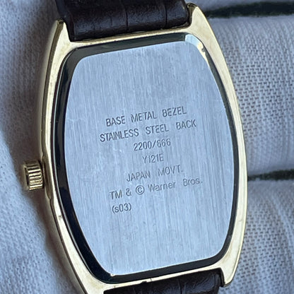 Reloj Armitron Tweety 2003 Tonneau Dorado Oficial Warner