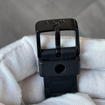 Reloj Nixon The Dial 42mm Negro 2011 Unisex Minimalista